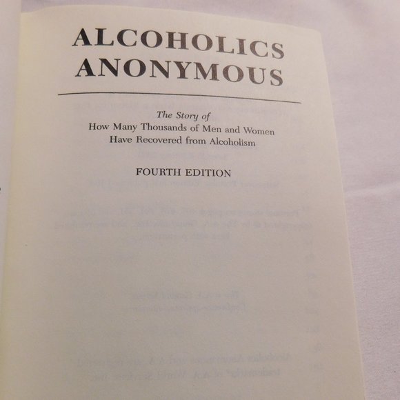 Alcoholics Anonymous Book - Picture 3 of 5